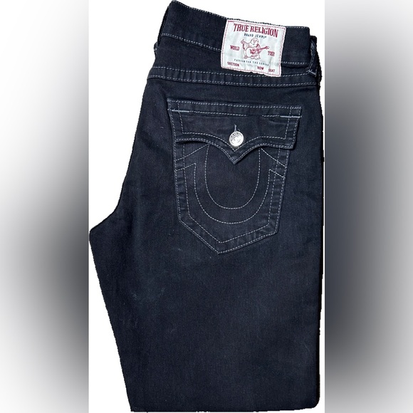 TRUE RELIGION Ricky Big T Flap Men’s Relaxed Straight Jeans - Picture 2 of 4